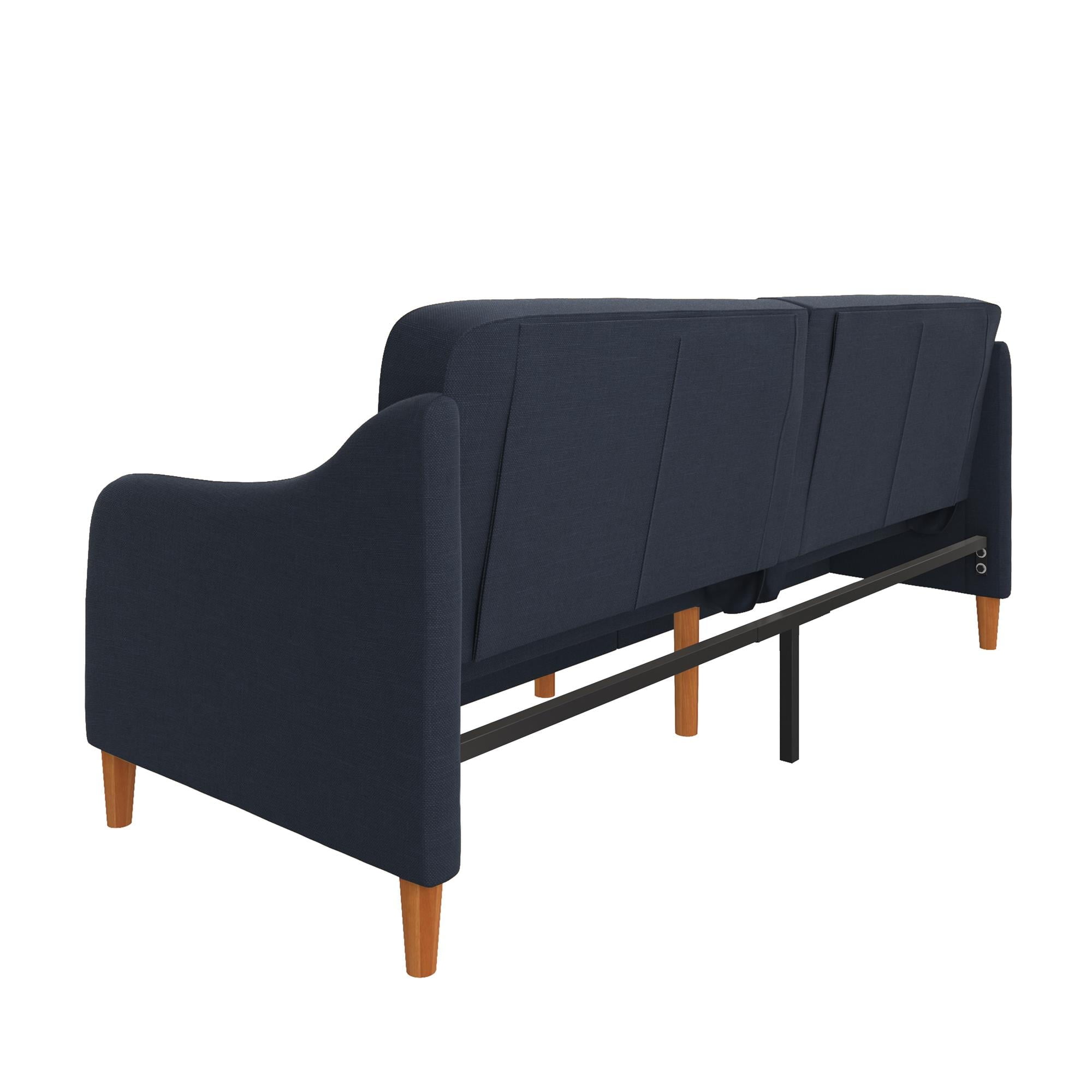 DHP Jasper Coil Futon, Navy Linen