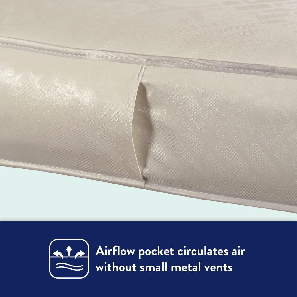 Pediatric 800 Extra Firm Ultra Deluxe, 80 Coil Crib and Toddler Mattress, White