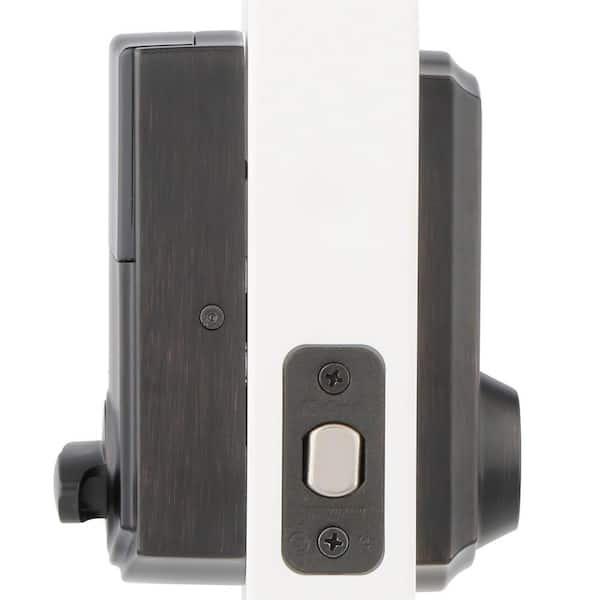 Z-Wave SmartCode 916 Touchscreen Venetian Bronze Single Cylinder Keypad Electronic Deadbolt Featuring SmartKey Security