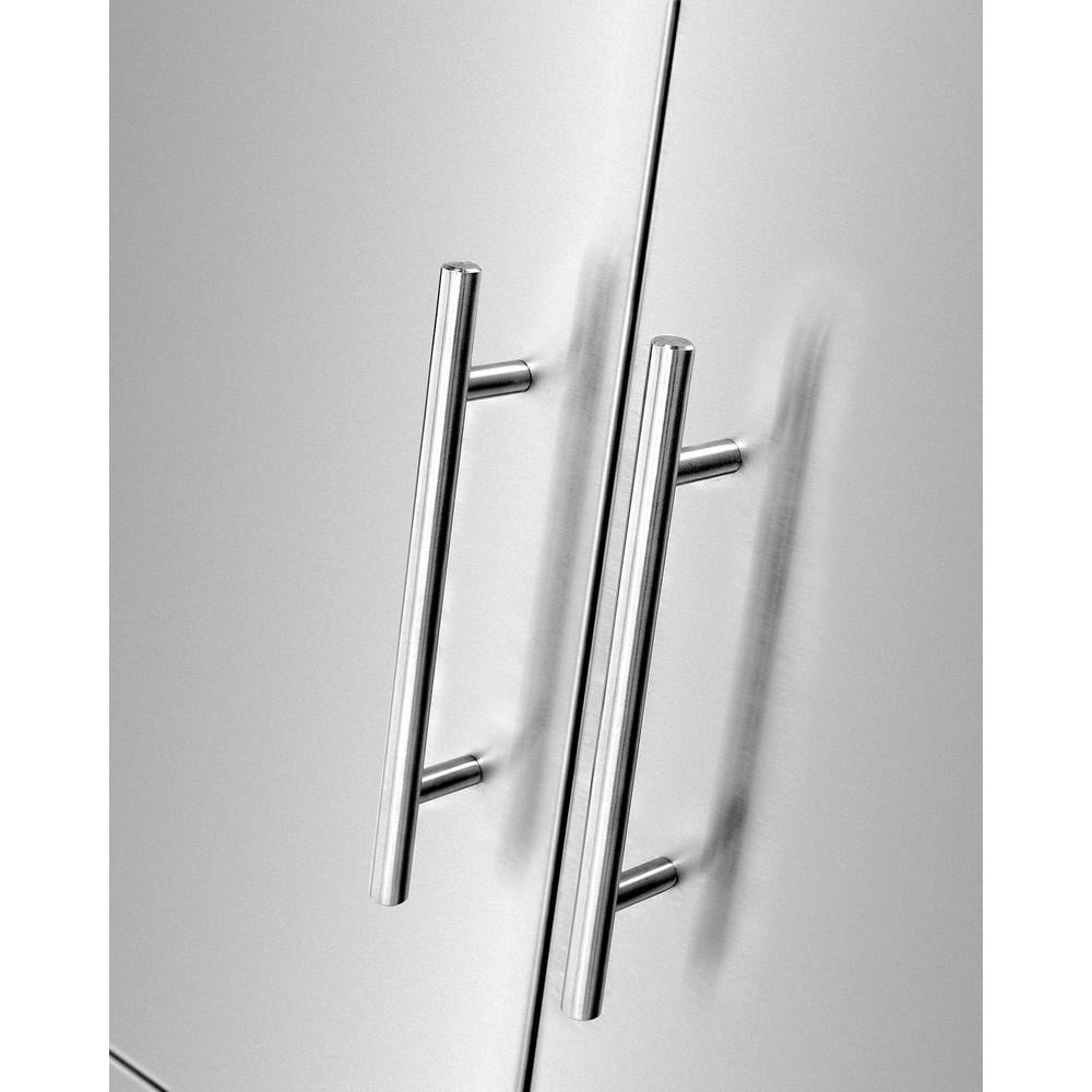 AdirHome 30 in. Stainless Steel Single Face Outdoor BBQ Grill Double Access Door Panel