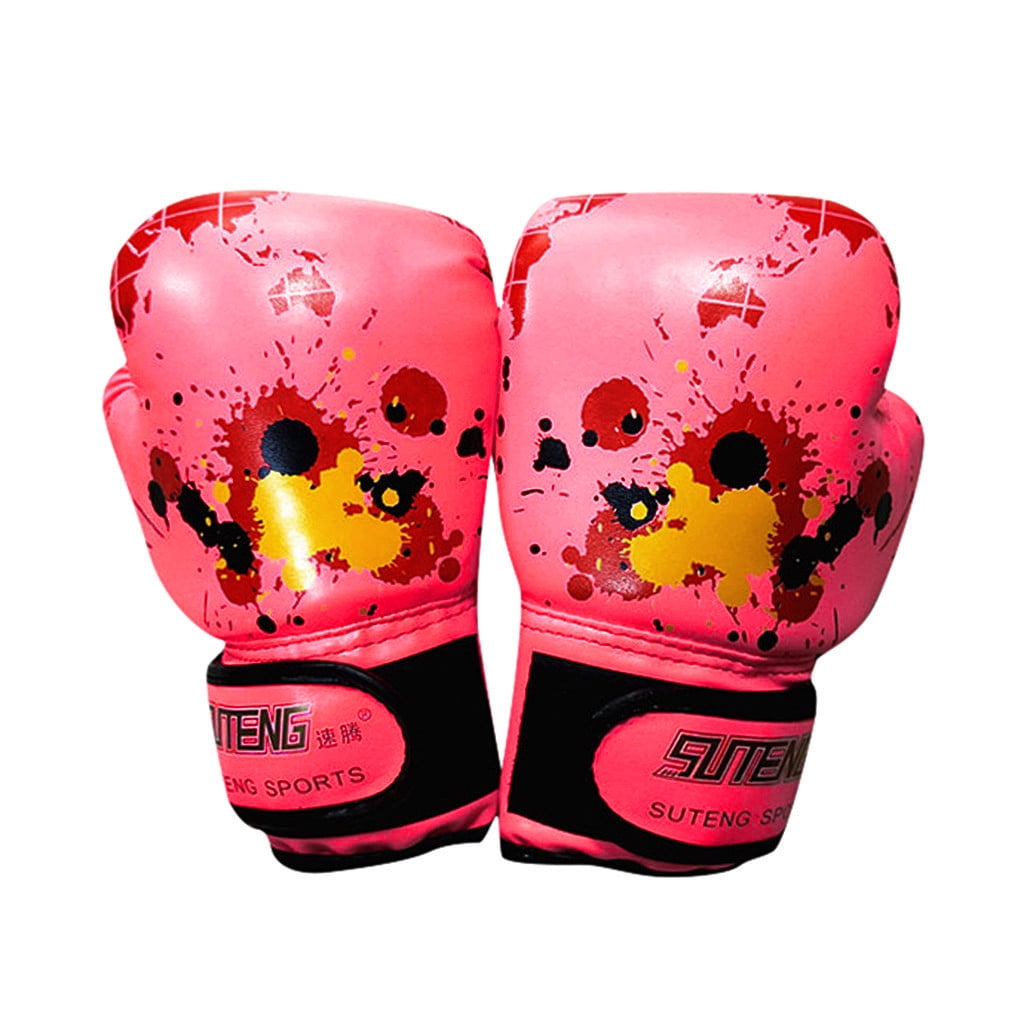 Kiplyki Wholesale Children Cartoon Boxing Gloves Kickboxing Punching Bag Training Fight Age 3-10