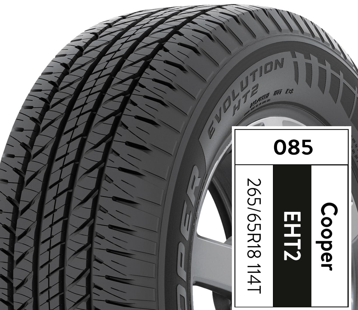 Cooper Evolution HT2 265/65R18 114T All-Season Tire
