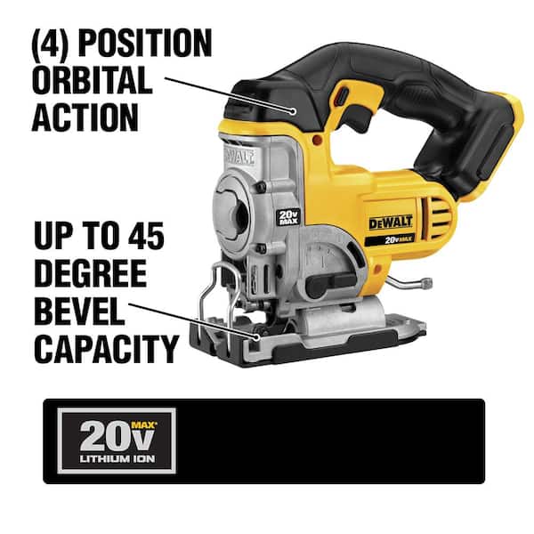20V MAX Cordless Jig Saw (Tool Only)