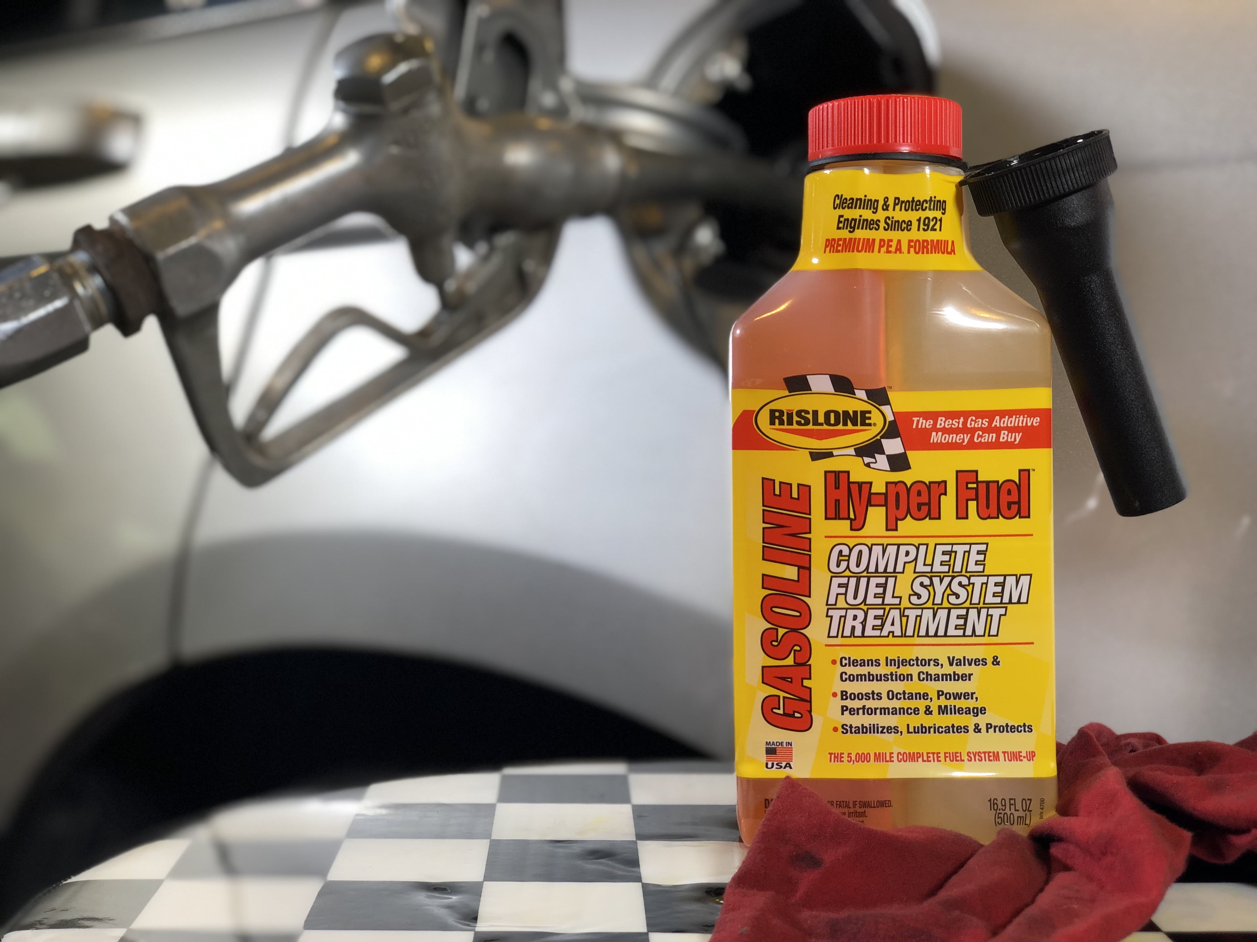 Rislone Hy-per Fuel Complete Fuel System Cleaner Gas Additive 16.9 oz