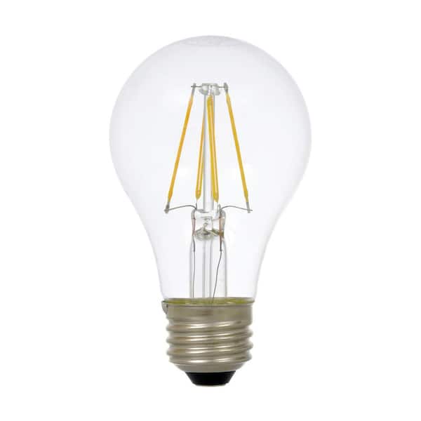 Wellesley 11 in. Double Bulb Antique Black Ceiling Flush Mount with 2 Edison 6.5-Watt LED Light Bulbs Included