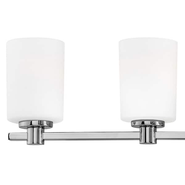 Karlie 35.5 in. 5-Light Chrome Vanity Light