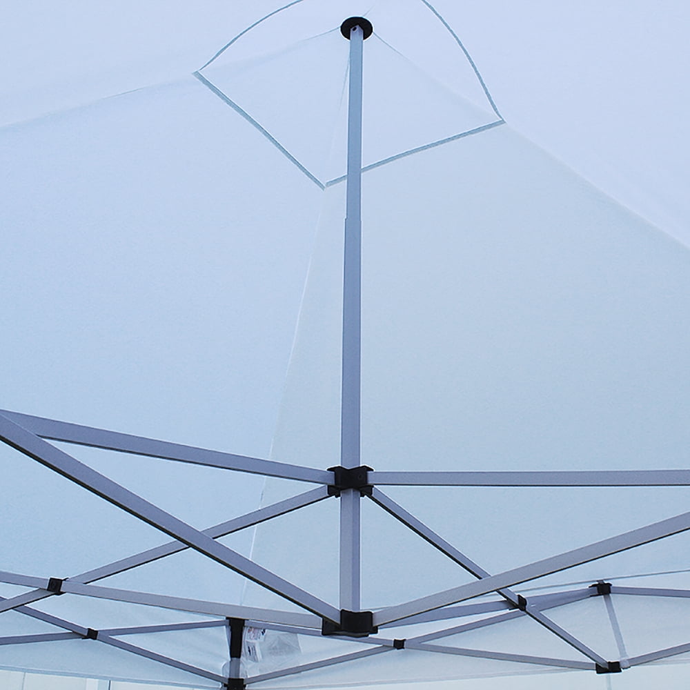 King Canopy Ares 10-Feet by 10-Feet Instant Pop up Canopy Booth, 1 1/2 Inch Leg, Steel Frame, Black ARSTW10WH-B2