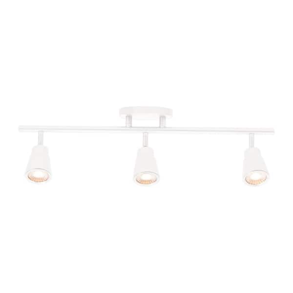 Solo 2 ft. 3-Light White LED ENERGY STAR Fixed Track Lighting Kit 3000K
