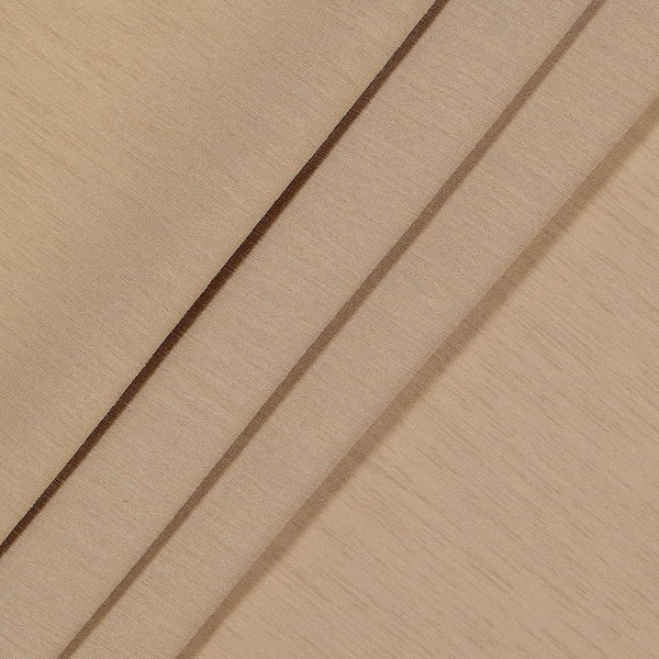 Serendipity Linen  Solid Polyester 50 in. W x 84 in. L Light Filtering Single Pinch Pleat Back Tab Curtain Panel