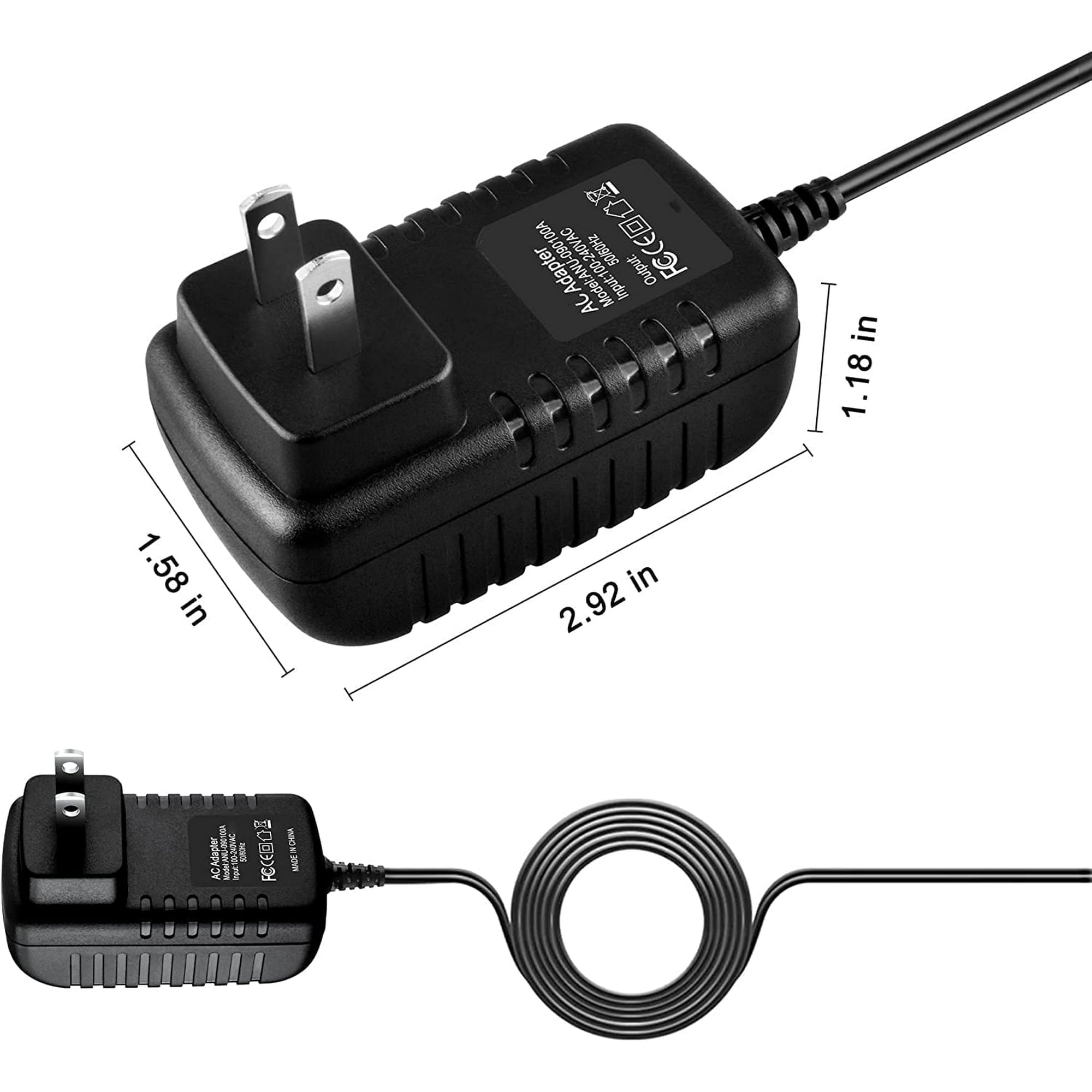 Guy-Tech 24V AC/DC Adapter Compatible with Neuton Model No 14134-00022 1413400022 Battery-Powered 24-Volt Trickle Charger Lawn Mower Plug In Class 2 Transformer 24VDC 1000mA 24.0V 1A Power Supply