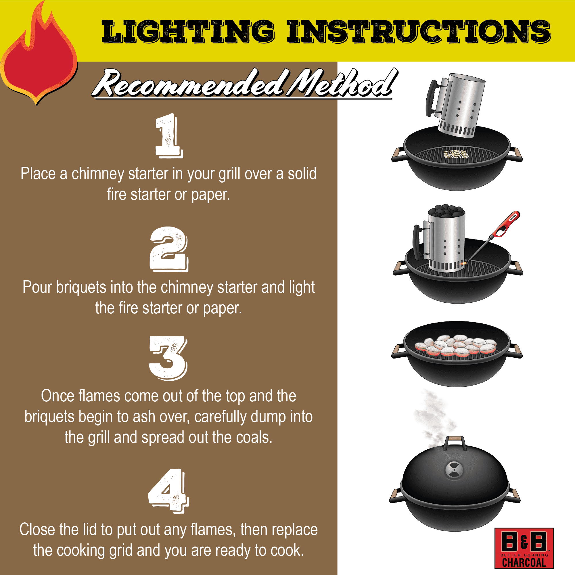 B&B Charcoal 17.6 lb Oak Charcoal Briquets