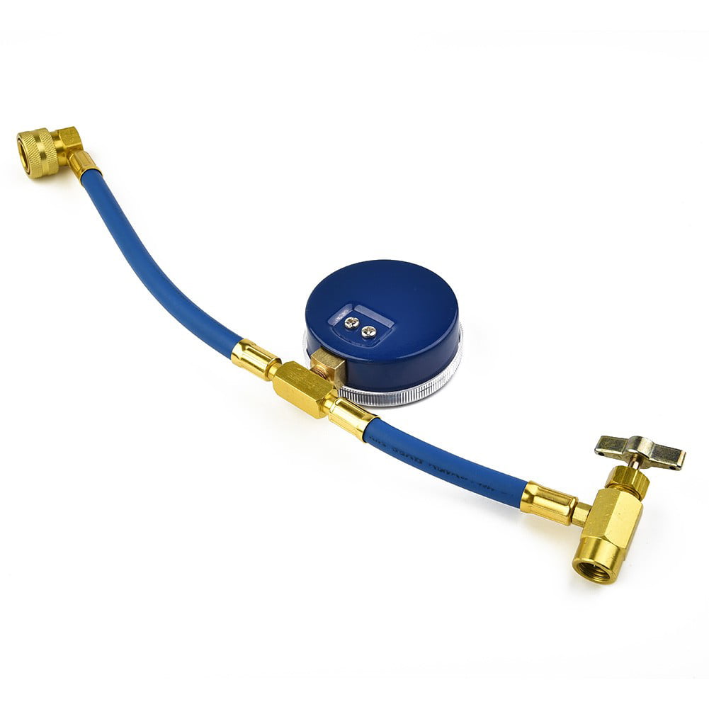 Car R134A Hose A/C Air Conditioning Recharge Hose Gas Gauge Tool Kit