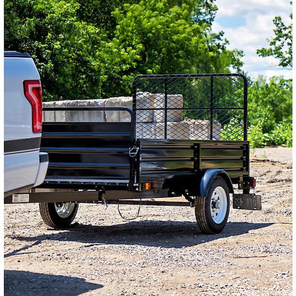 4.5 ft. x 7.5 ft. Single Axle Utility Trailer Kit with Drive-Up Gate