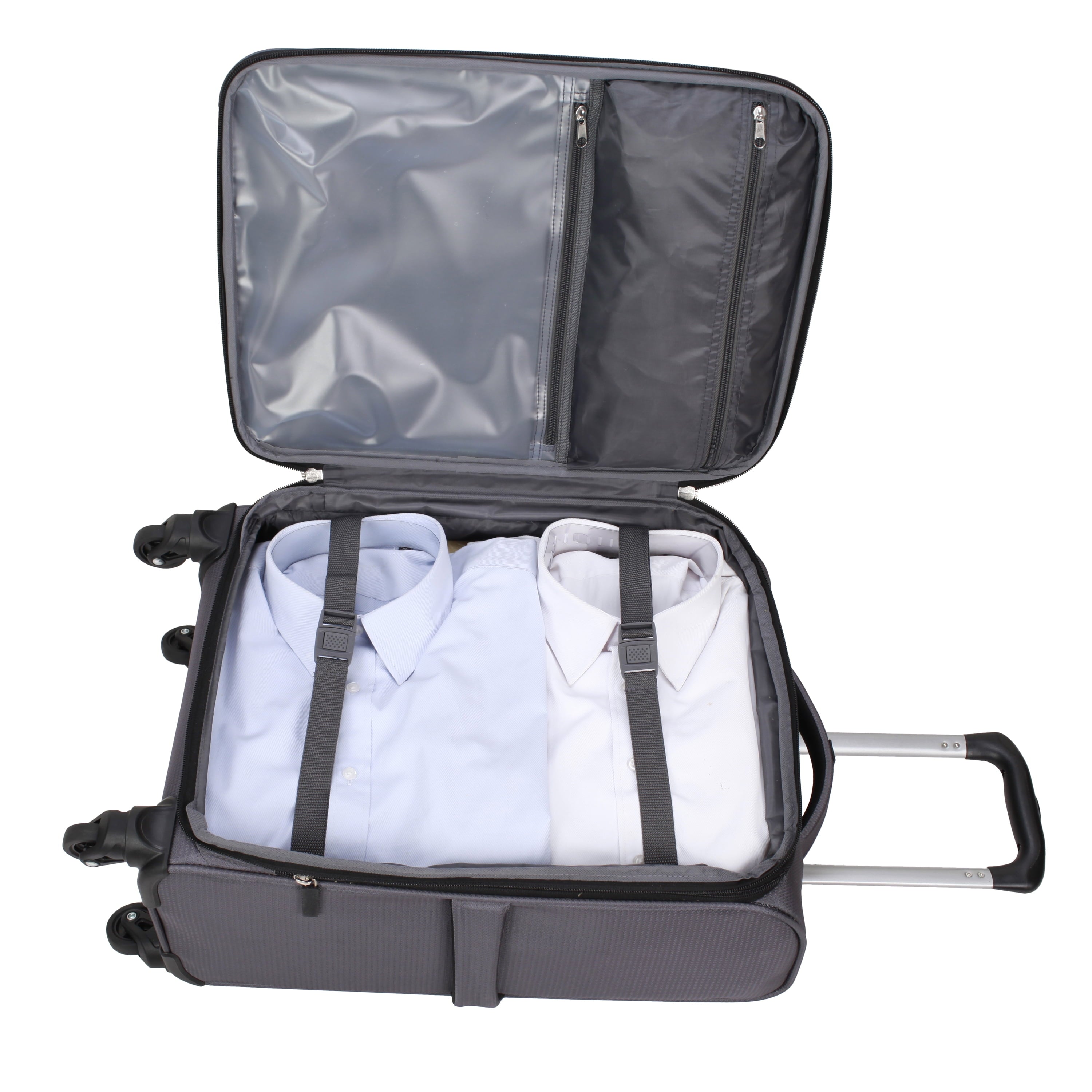 Protege 20 inch Gravity Free Softside Upright Carry-on Luggage, Grey