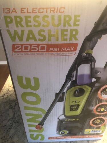 NEWSun Joe SPX2680-MAX Electric Pressure Washer, 13-Amp, 2050 PSI MAX, 1.2 GPM