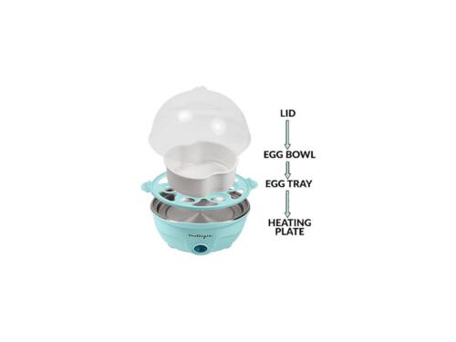 Nostalgia Electrics EC7AQ Aqua Retro Premium 7-Egg Capacity Electric Egg Cooker,