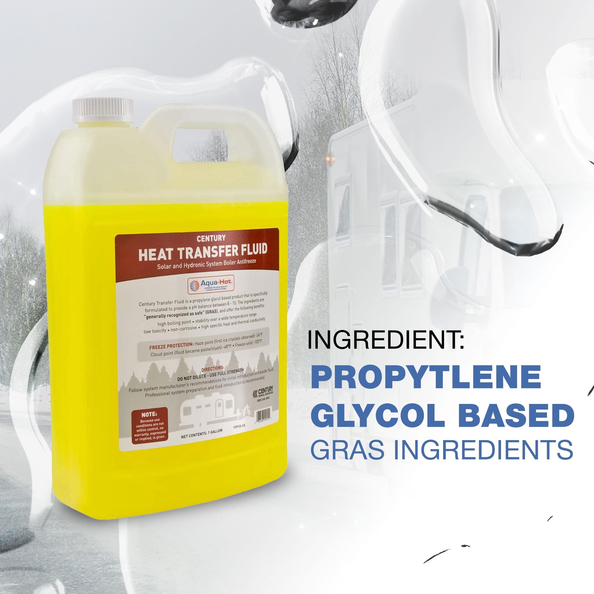 Century Boiler Antifreeze for w/ Aqua Hot Heating Systems, Non-Toxic