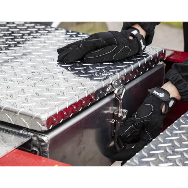 24 in. Diamond Tread Aluminum In-Frame Top Mount Truck Tool Box