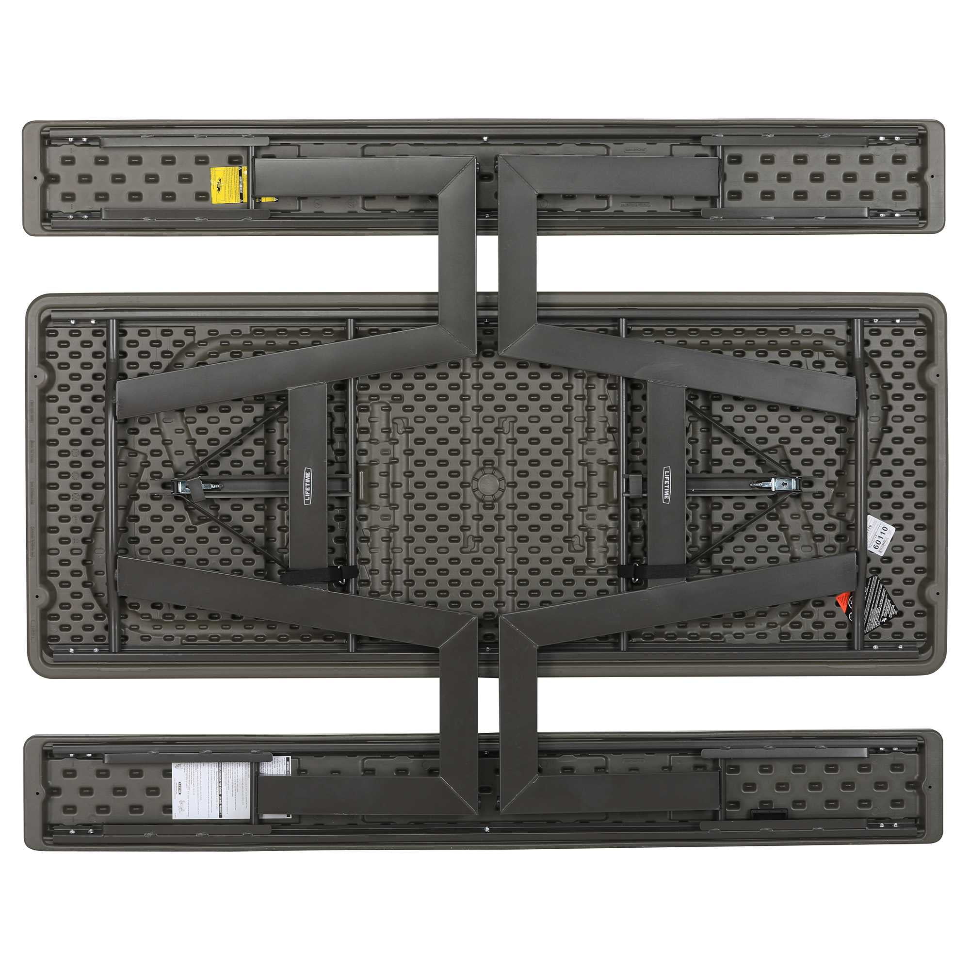 Lifetime 6-Foot W-Frame Folding Picnic Table, 60233