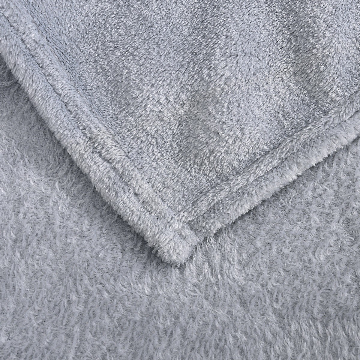 Dvkptbk Fleece Blanket Plush Throw Fuzzy Lightweight, Super Soft Microfiber Flannel Blankets for Couch, Bed, Sofa Ultra Luxurious Warm and Cozy for All Seasons Gray S