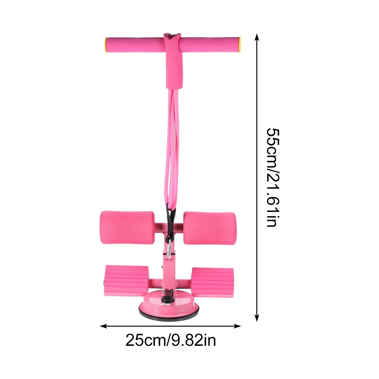 HOMEMAXS Sit Up Equipment Sit-up Assistant Device Floor Push Up Bar with Suction Cups