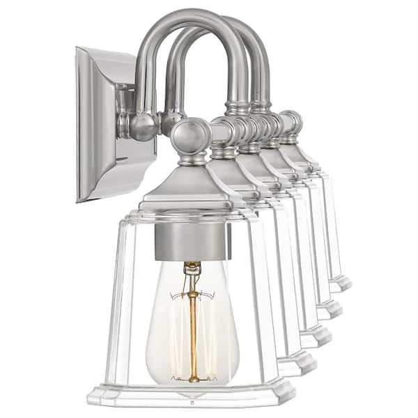 Nicholas 5-Light Brushed Nickel Vanity Light