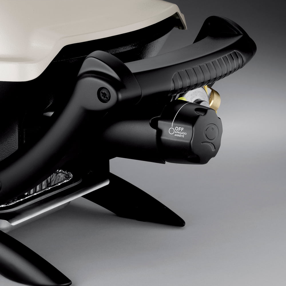 Q 1000 1-Burner Portable Gas Grill, Titanium