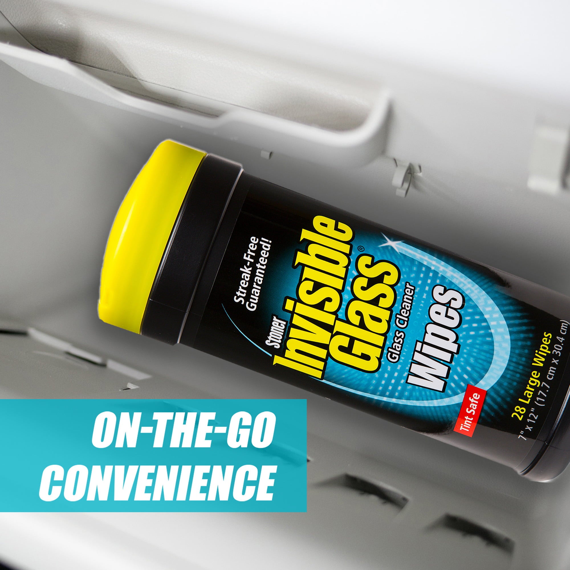 Invisible Glass Premium Glass Cleaning Wipes, 28 Count