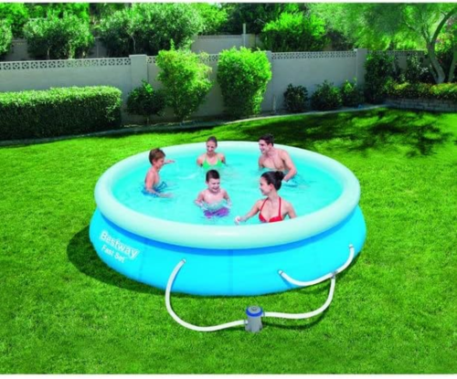 57275E Fast Set above Ground Pool, 12' X 30", Blue