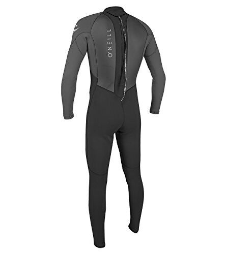 O'Neill Men's Reactor-2 3/2mm Back Zip Full Wetsuit Black/Graphite S