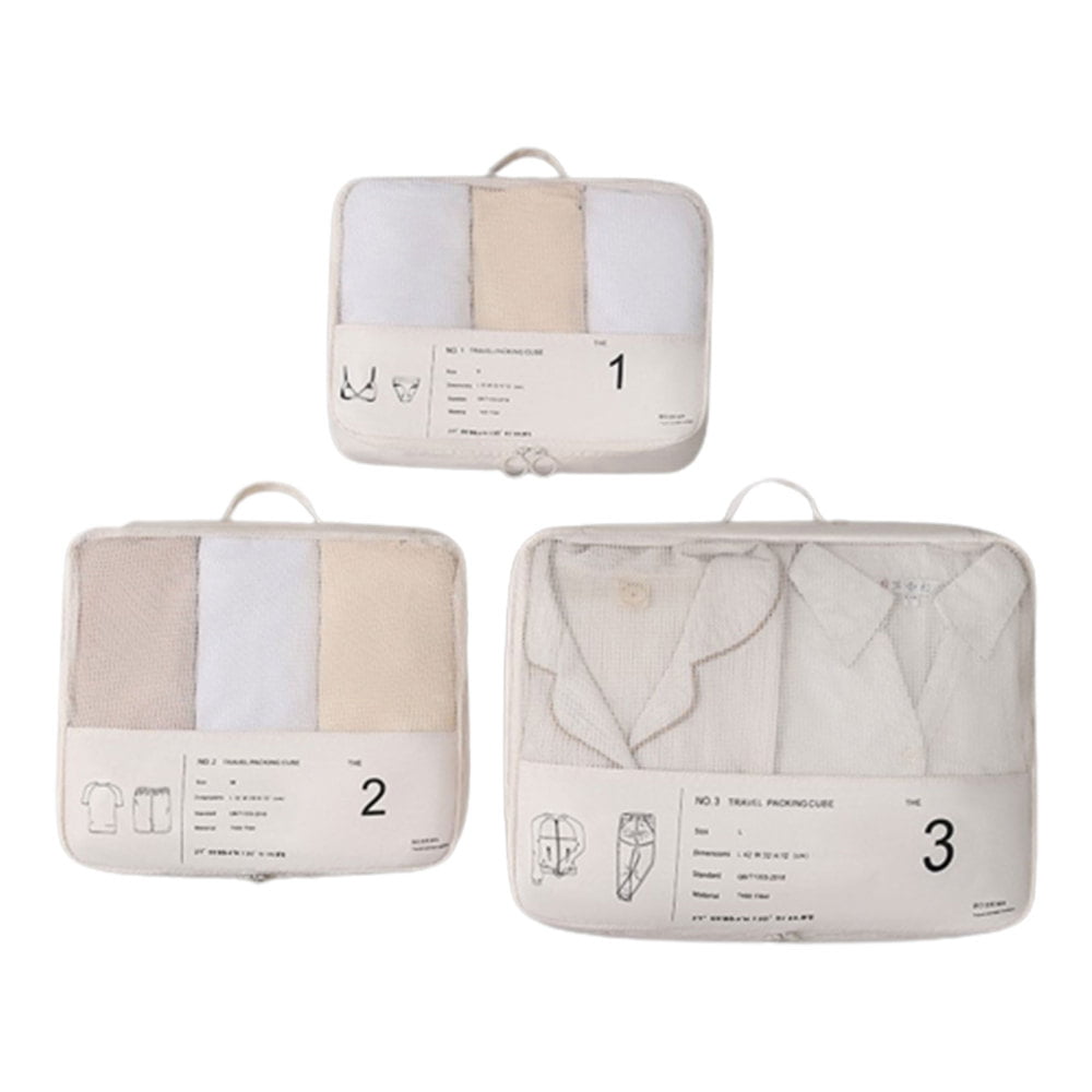 LADAEN  Travel Underwear Bra Storage Bag Large Portable Travel Organizer for Underwear Bras Socks Suits  2