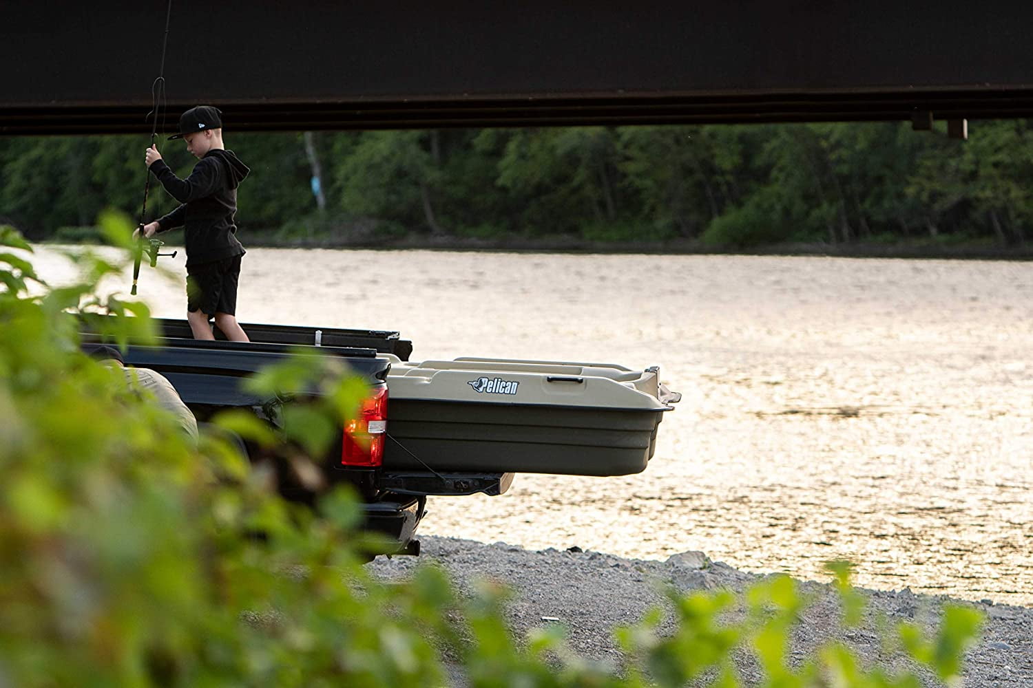 Pelican Bass Raider Boat - 2 person Fishing Boat - 10 ft