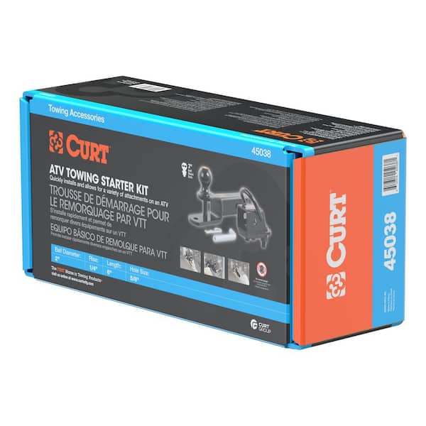 ATV Trailer Hitch Towing Starter Kit with 2 in. Ball (2 in. Shank)