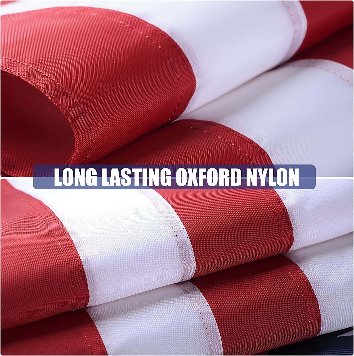 American Flag 4x6 - Made in USA. Premium Large US Flag 4x6 ft. Embroidered Stars and Sewn Stripes - Display with Pride Proudly