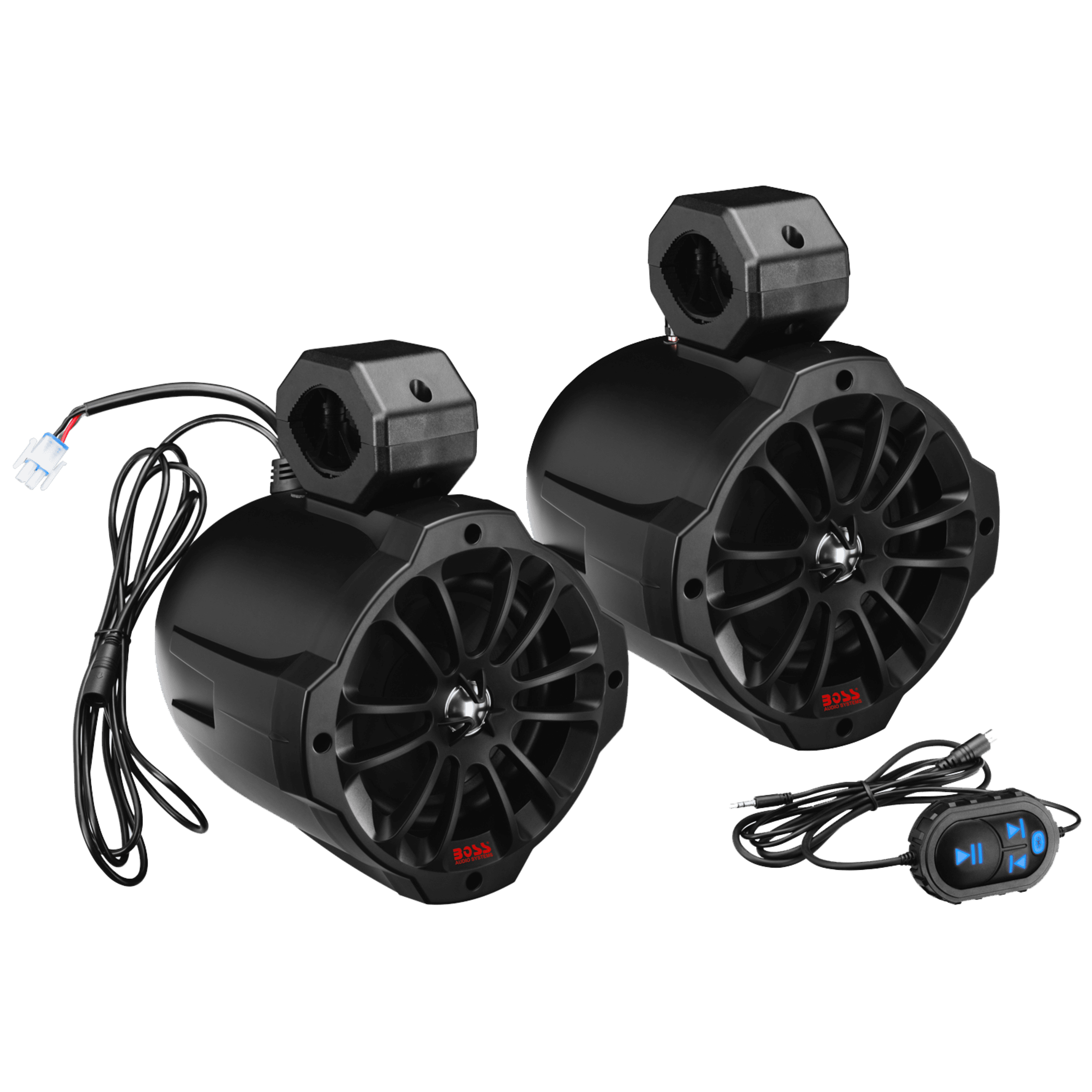 BOSS Audio Systems B62ABT Weatherproof ATV Waketower Bluetooth Speaker System