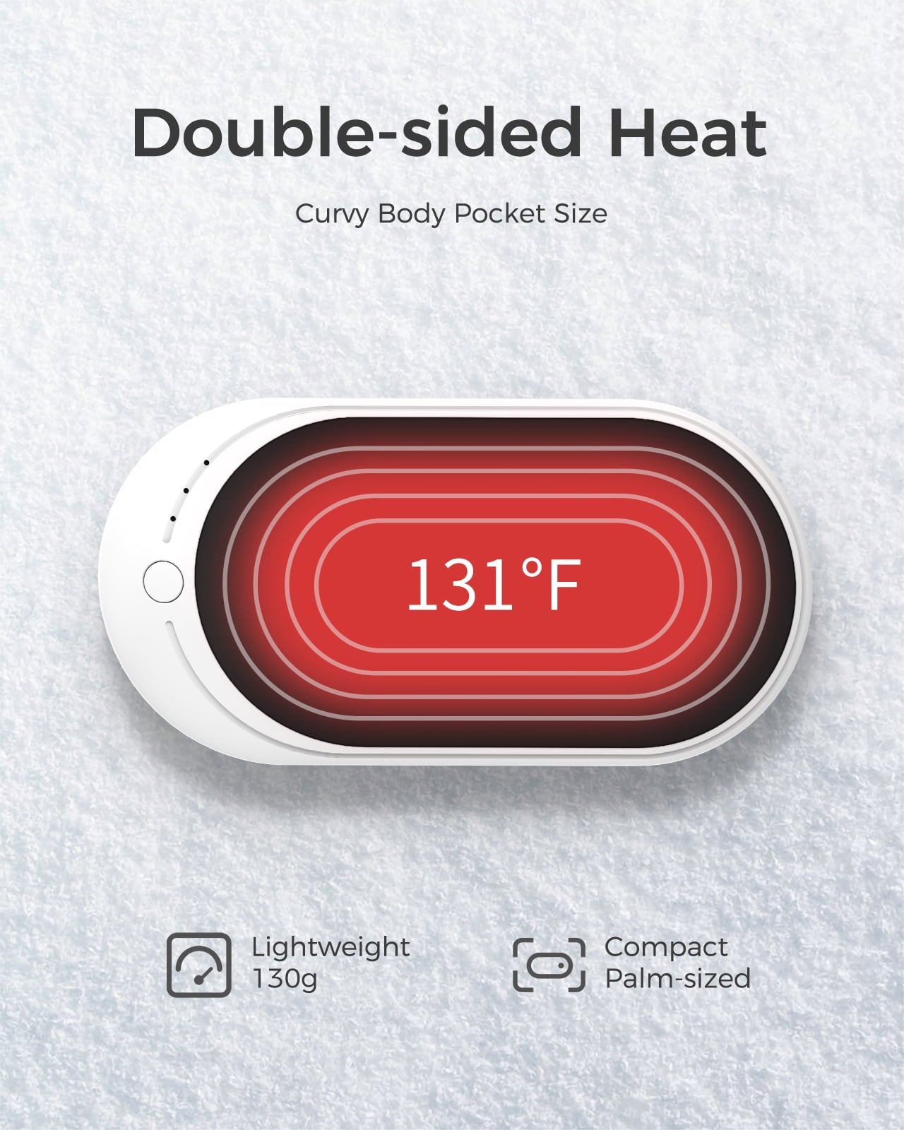 OCOOPA Hand Warmers Rechargeable, 5200mAh Electric Portable Pocket Heater, Best Gifts for Women Mens,Raynauds, Hunting, Golf, Camping