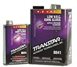 TRANSTAR 6841 Acrylic Urethane Clearcoat, 1 gal Can, Gloss, 4:1 Mixing