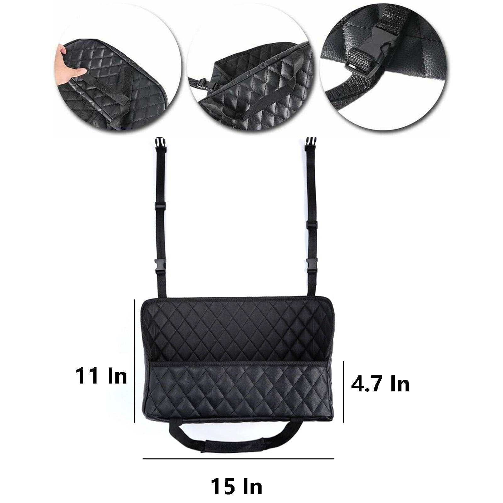 Car Net Pocket Purse Holder for Car,Waterproof Car Back Seat Automotive Consoles and Organizers Net Pocket for Front Seat