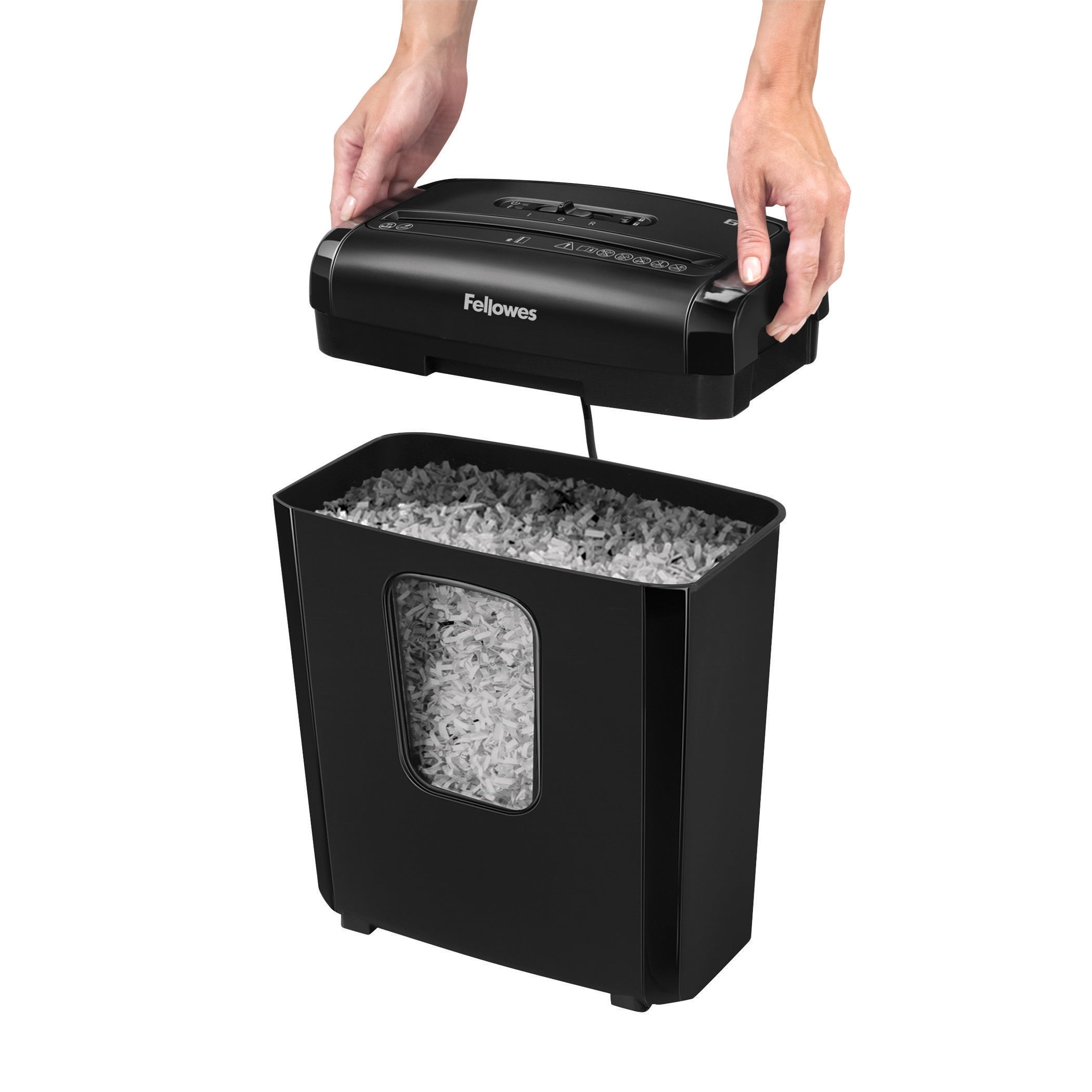 Fellowes Powershred Microshred 6M5 6 Sheet Micro-Cut Home Office Paper Shredder