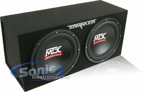 MTX Audio Terminator TNP212D Amplified Loaded Dual 12" Enclosed Subwoofer System