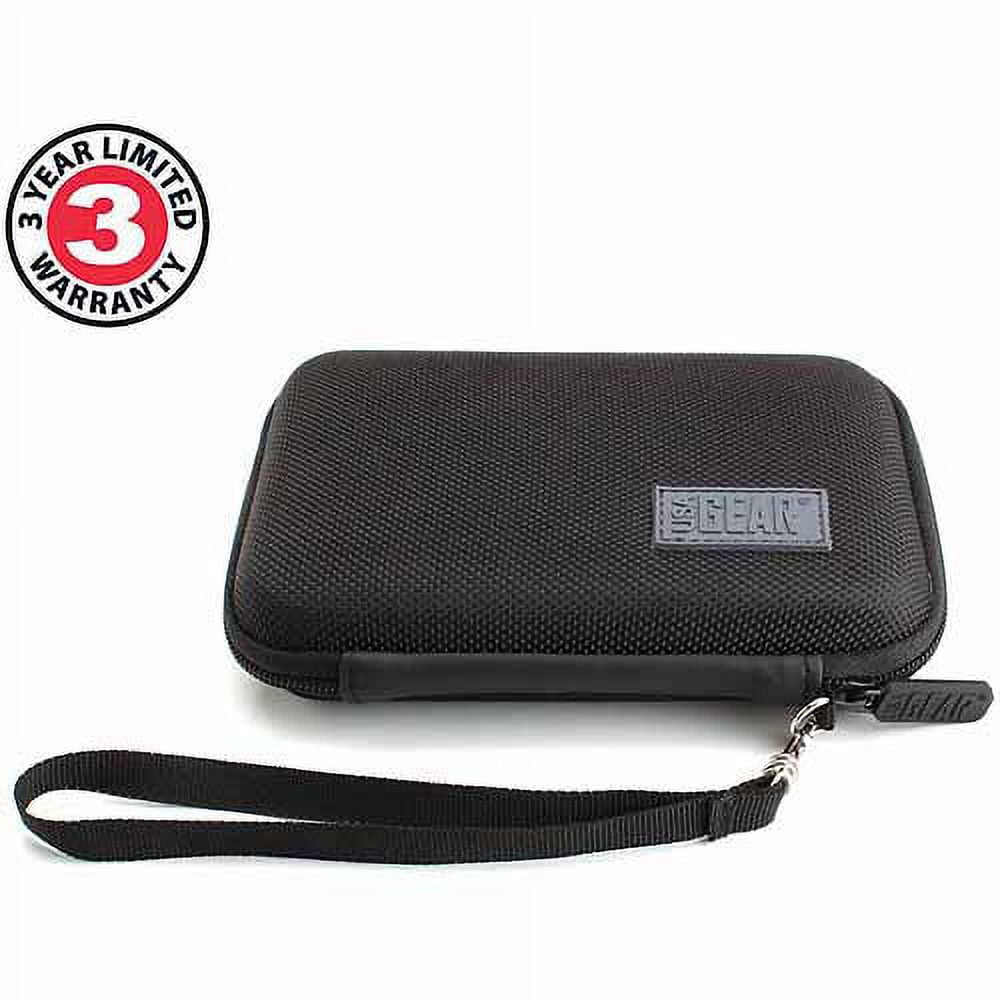 USA Gear Hard Shell Electronics Carrying Case with Scratch-Resistant Interior for Smartphones, MP3 Players, GPS Units and More