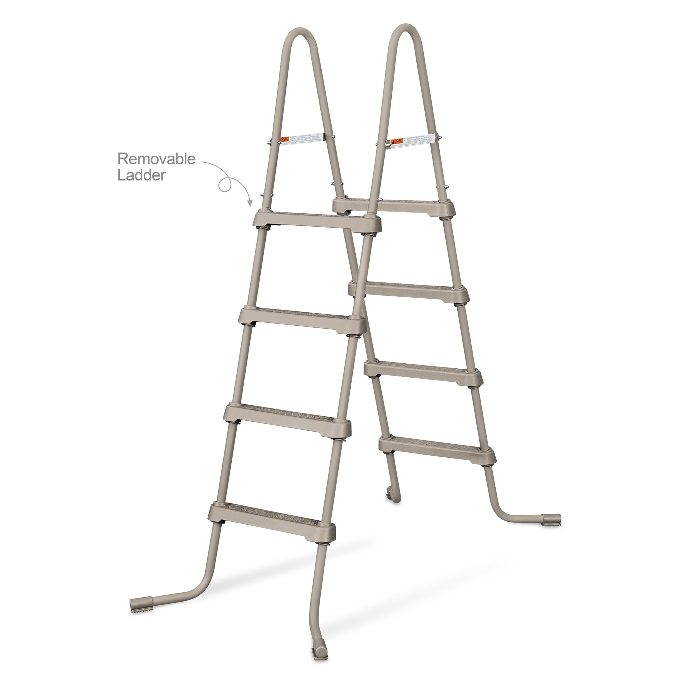 Funsicle 22 ft Oasis Designer Above Ground Frame Swimming Pool, Dark Double Rattan, Round, Age 6 & up