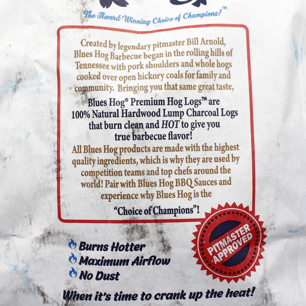 Blues Hog Hog Logs All Natural Hardwood Lump Charcoal 15.4 lb