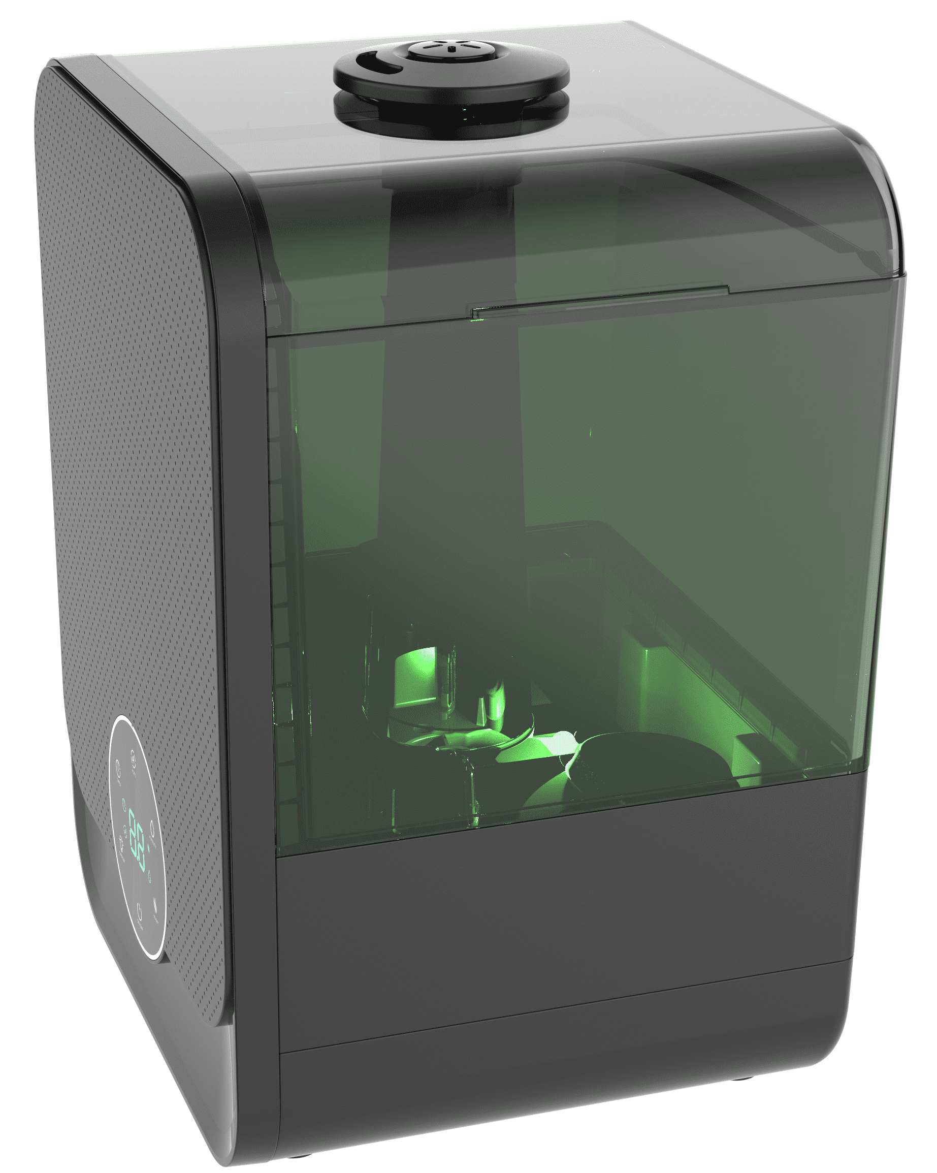 Better Homes & Gardens 1.6 Gal Ultrasonic Warm/Cool Mist Humidifier with Remote, Black