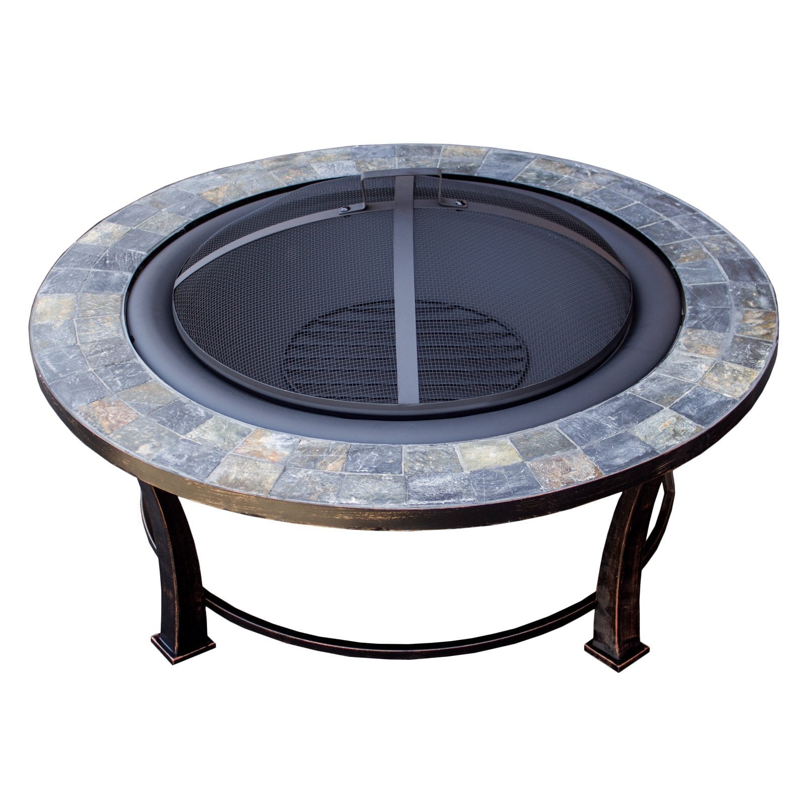 AZ Patio Heaters Slate 40 diam. Fire Table