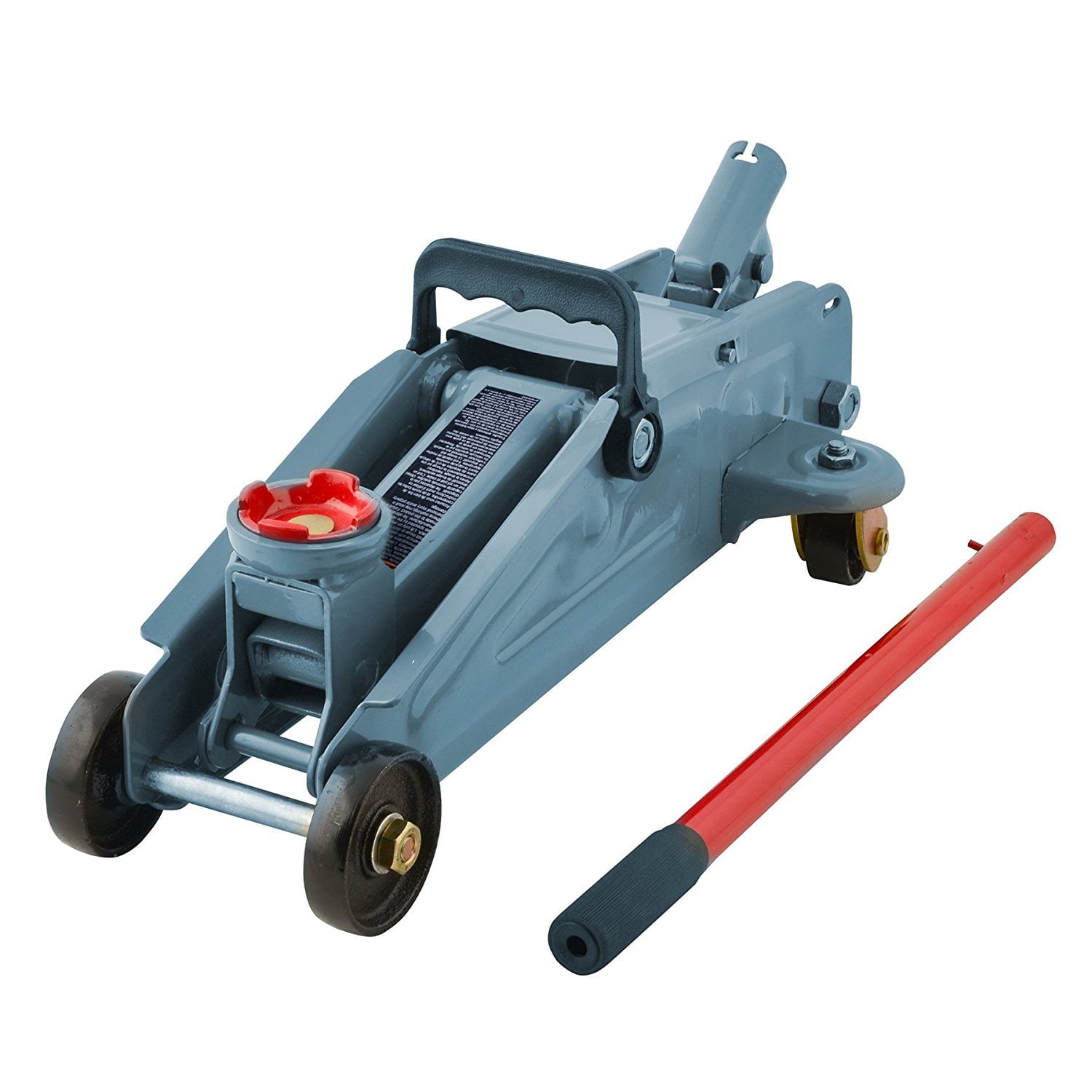 Pro-Lift F-2315PE Grey Hydraulic Trolley Jack Car Lift with Blow Molded Case (3000 lbs Capacity)