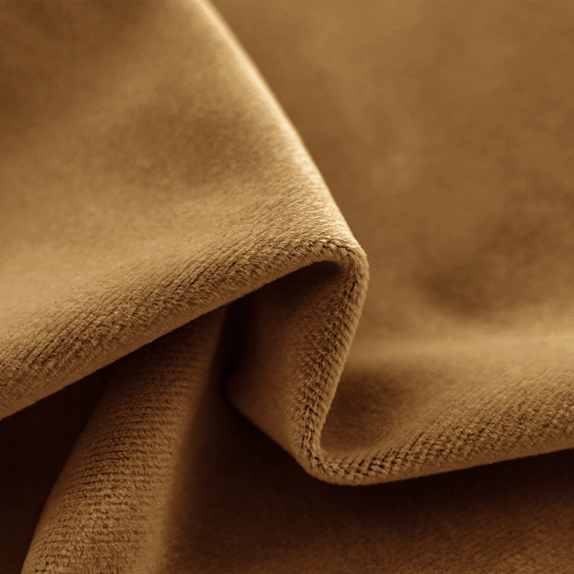 Curtainking Velvet Blackout Curtains 84 inches Length Thermal Insulated Soft Drapes for Bedroom Living Room Rod Pocket Window Curtains 2 Panels Glod Brown