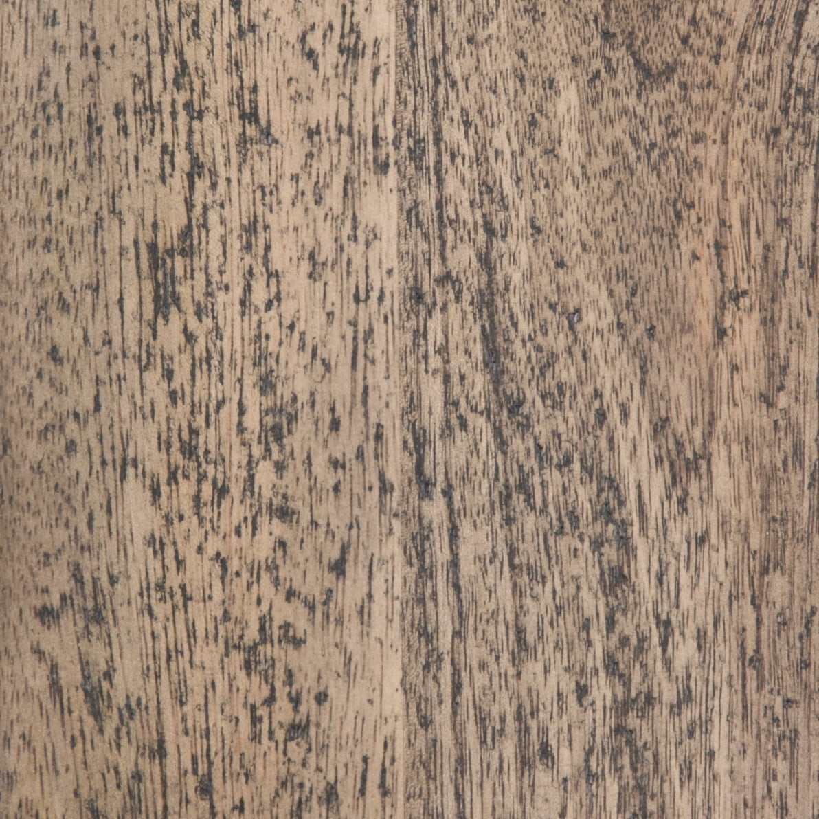 Skyler SOLID MANGO WOOD and Metal 18 inch Wide Rectangle Industrial C Side Table in Dark Cognac Brown, Fully Assembled