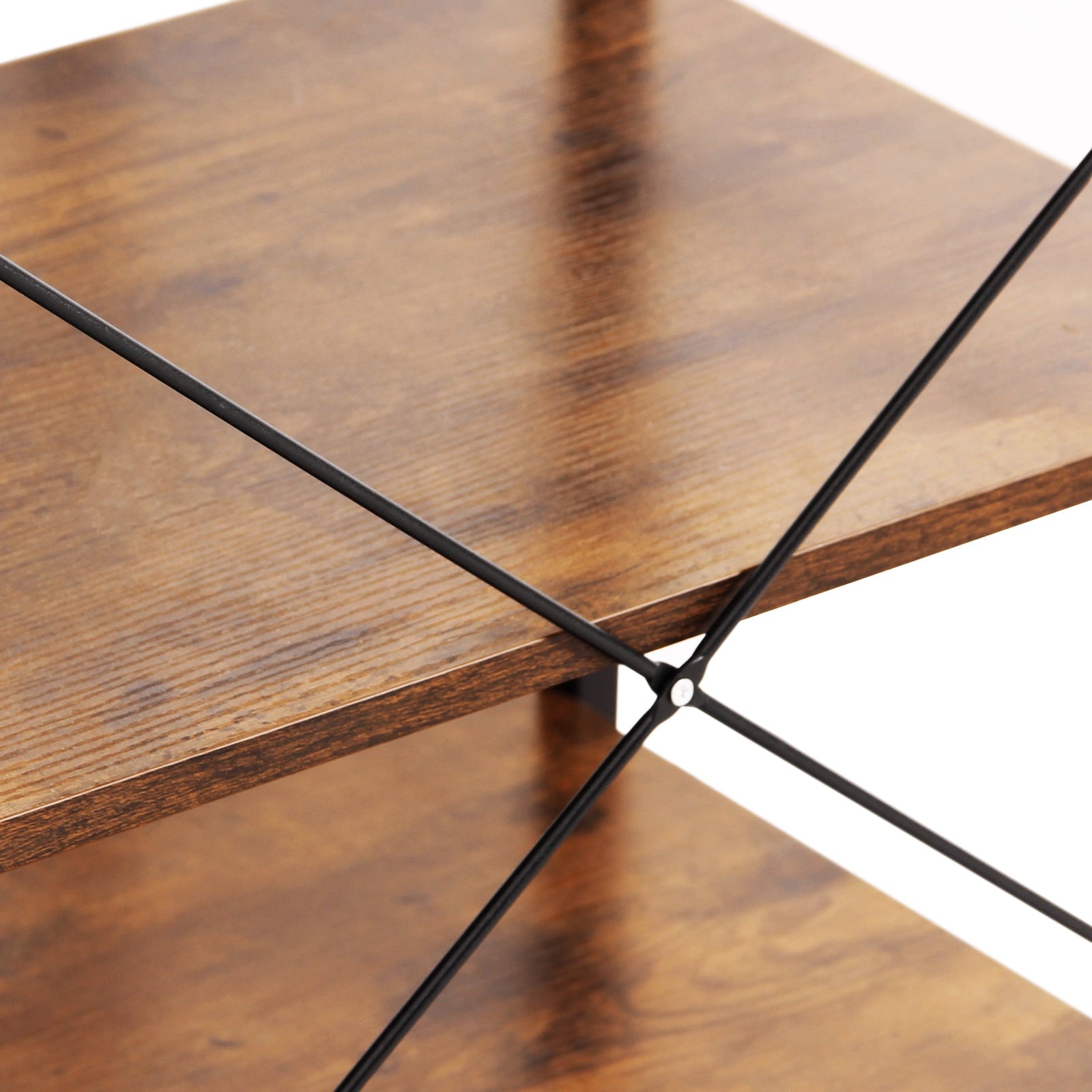 SOGES 3-Tier Kitchen Baker's Rack Utility Microwave Oven Stand Kitchen Cart Island Brown