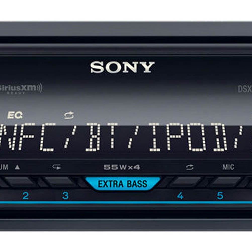 Sony  DSX-A415BT Single DIN Bluetooth In-Dash Digital Media Car Stereo Receiver with Front 3.5 & USB Auxiliary Inputs